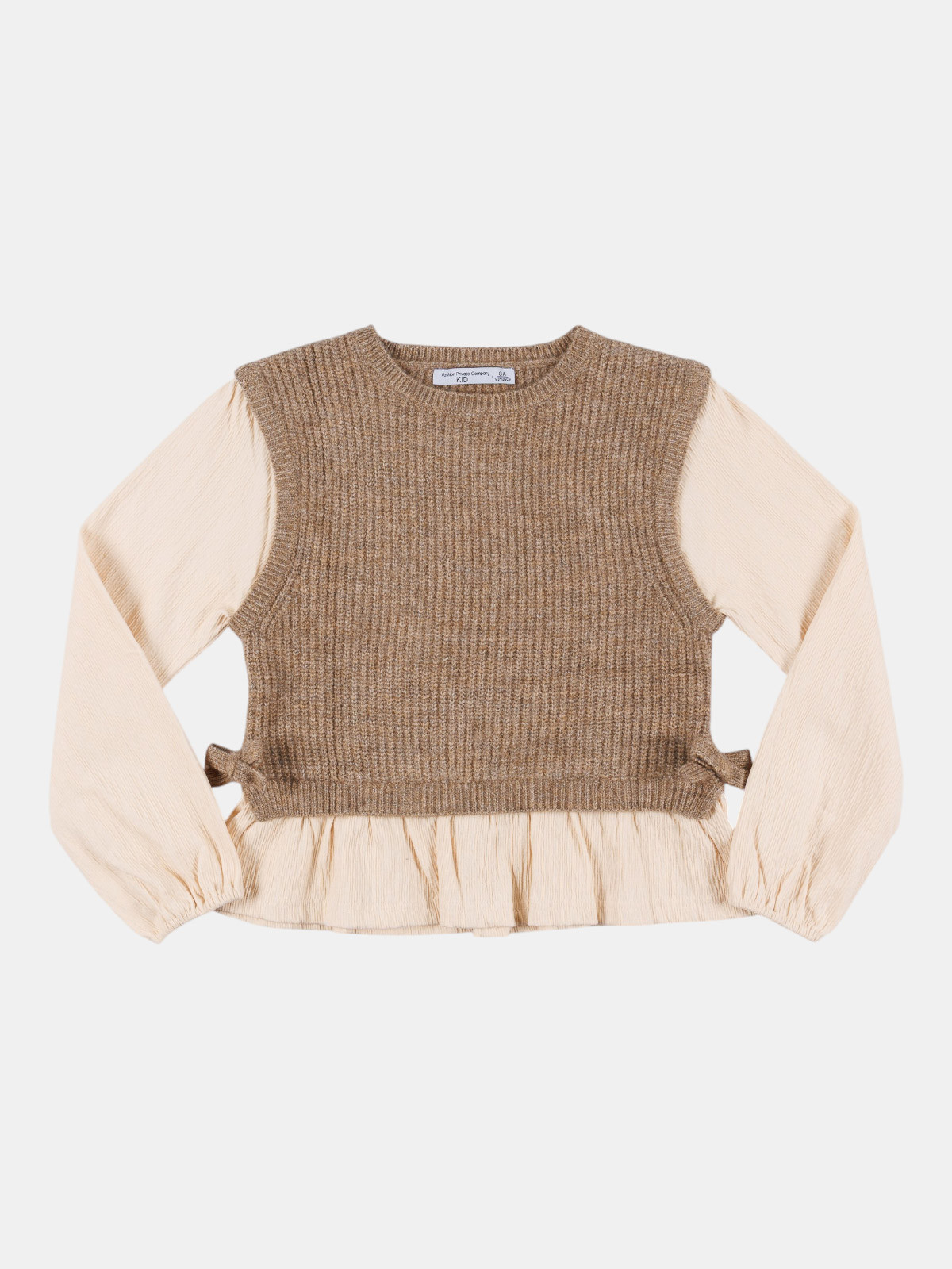Pull et blouse 2-en-1 fille (3-12A)