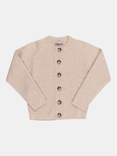 Gilet boutonné col rond...
