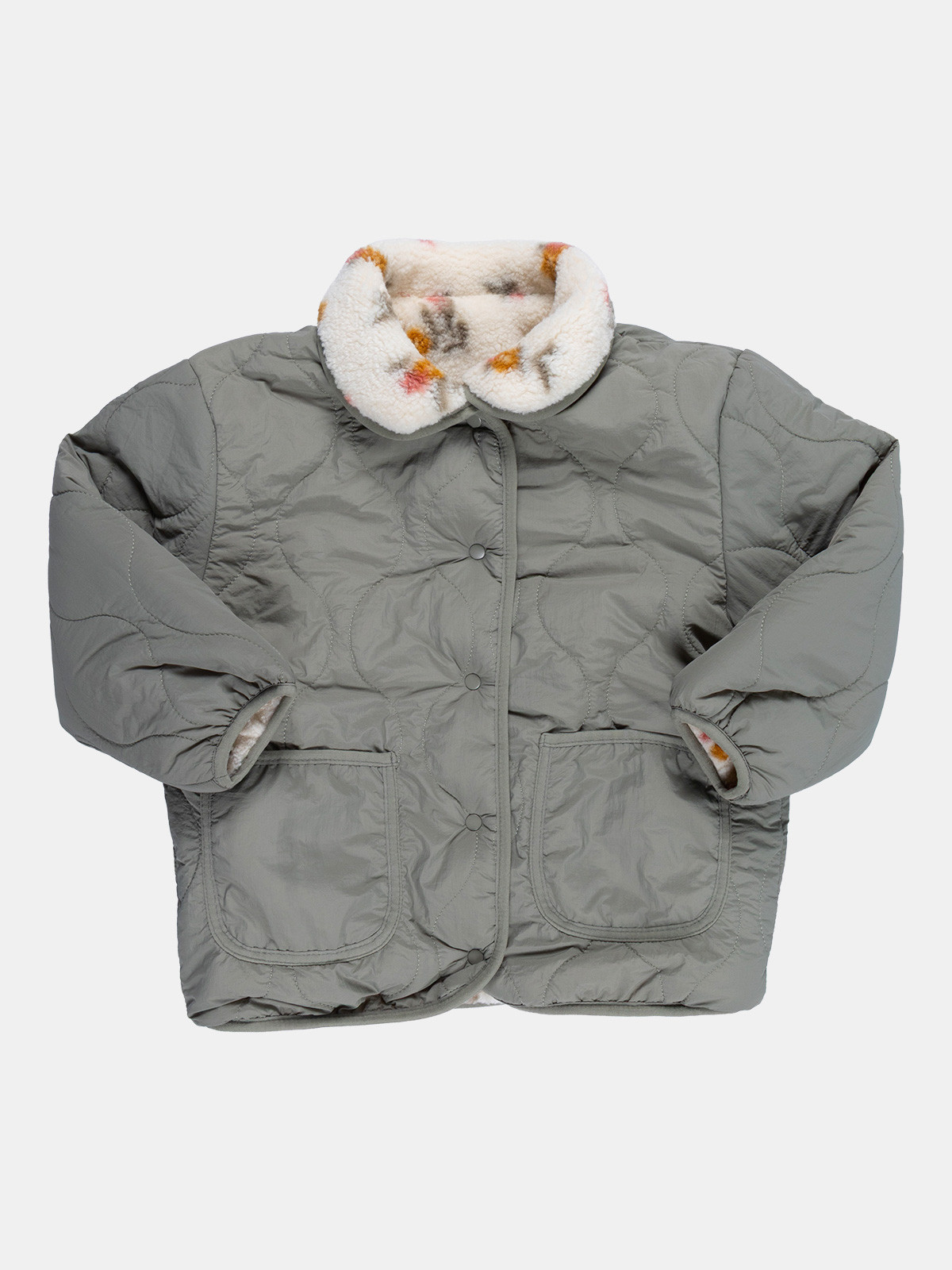 Blouson sherpa réversible fille (3-12A) Blouson sherpa réversible fille (3-12A)