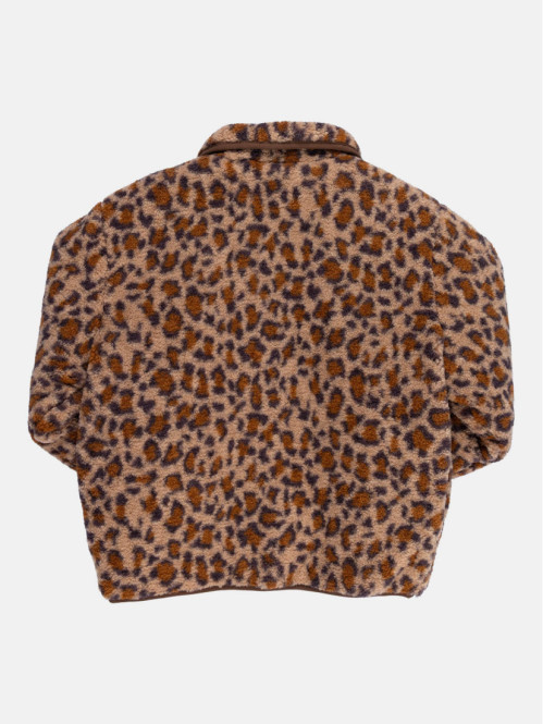 Veste réversible léopard...