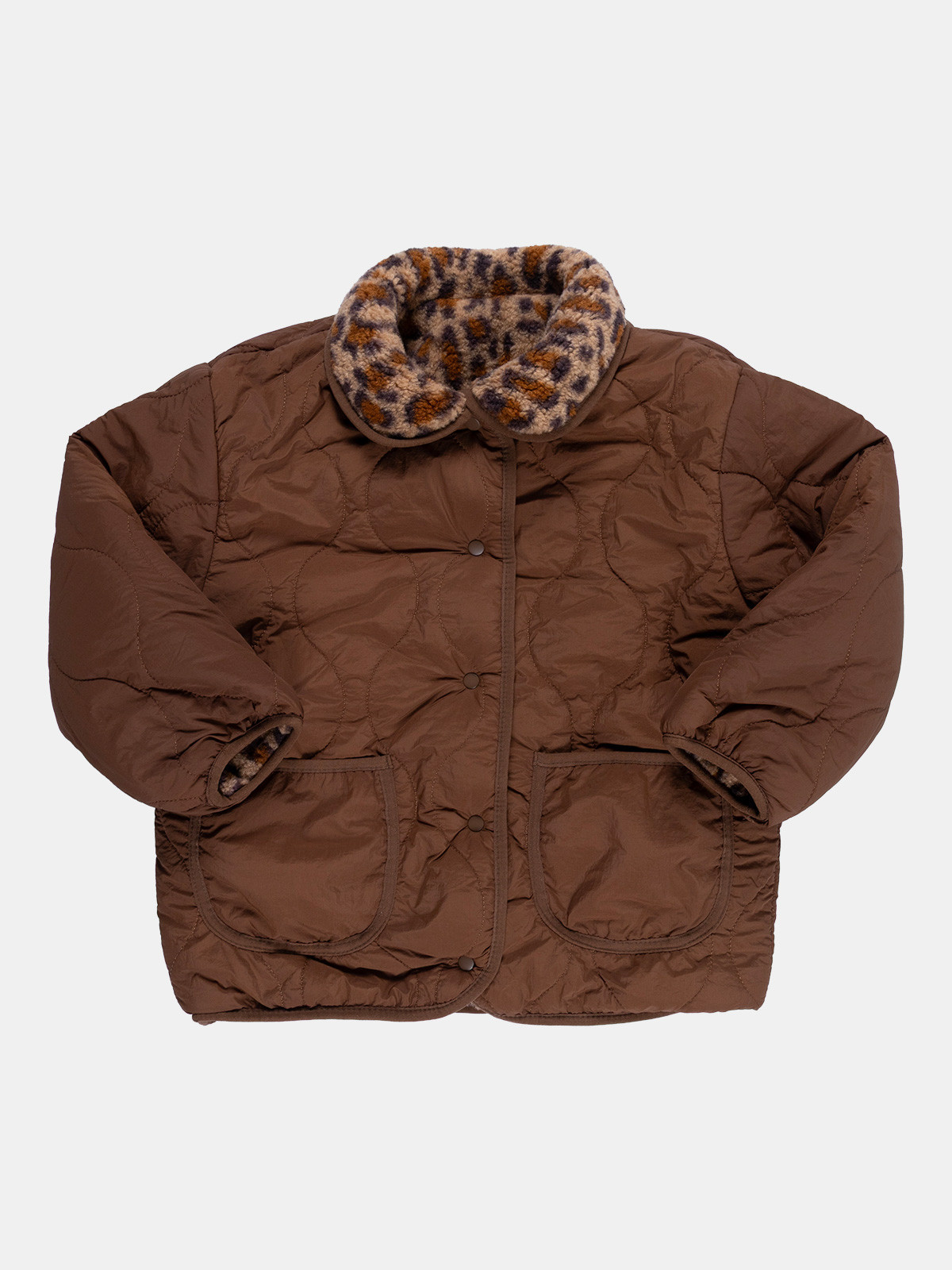 Veste réversible léopard fille (3-12A) Veste réversible léopard fille (3-12A)