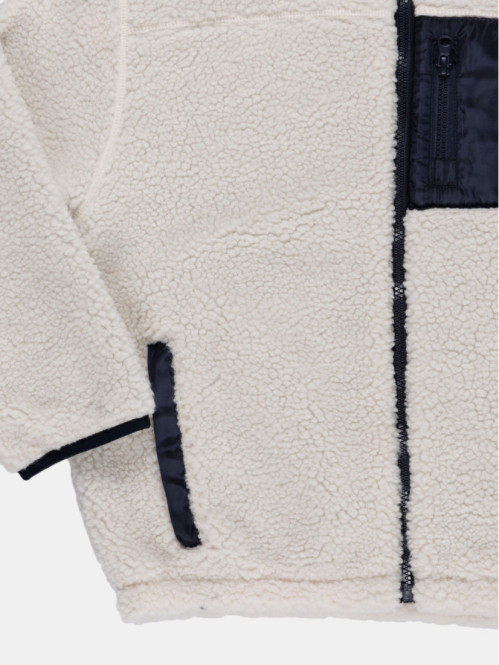 Blouson réversible sherpa...
