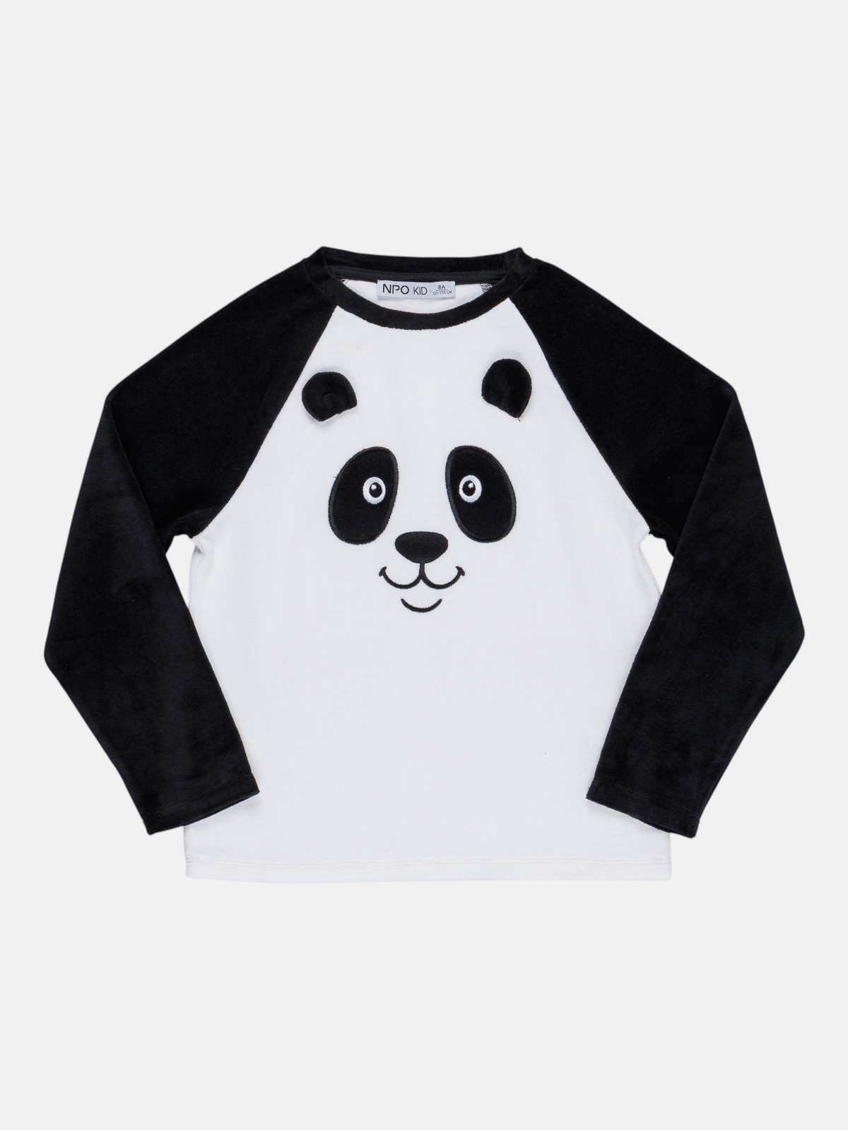 Pyjama en velours panda garçon (3-8A) Pyjama en velours panda garçon (3-8A)