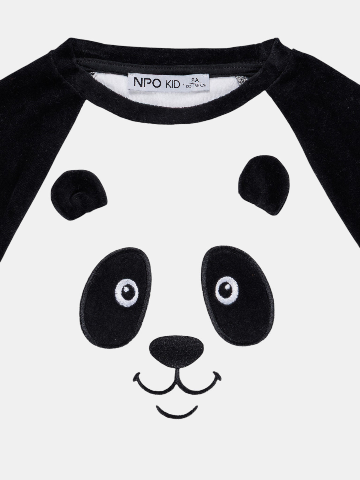 Pyjama en velours panda garçon (3-8A) Pyjama en velours panda garçon (3-8A)