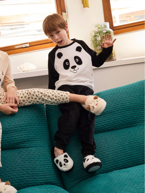 Pyjama en velours panda...