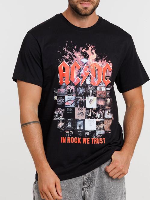 Tee-shirt noir ACDC homme