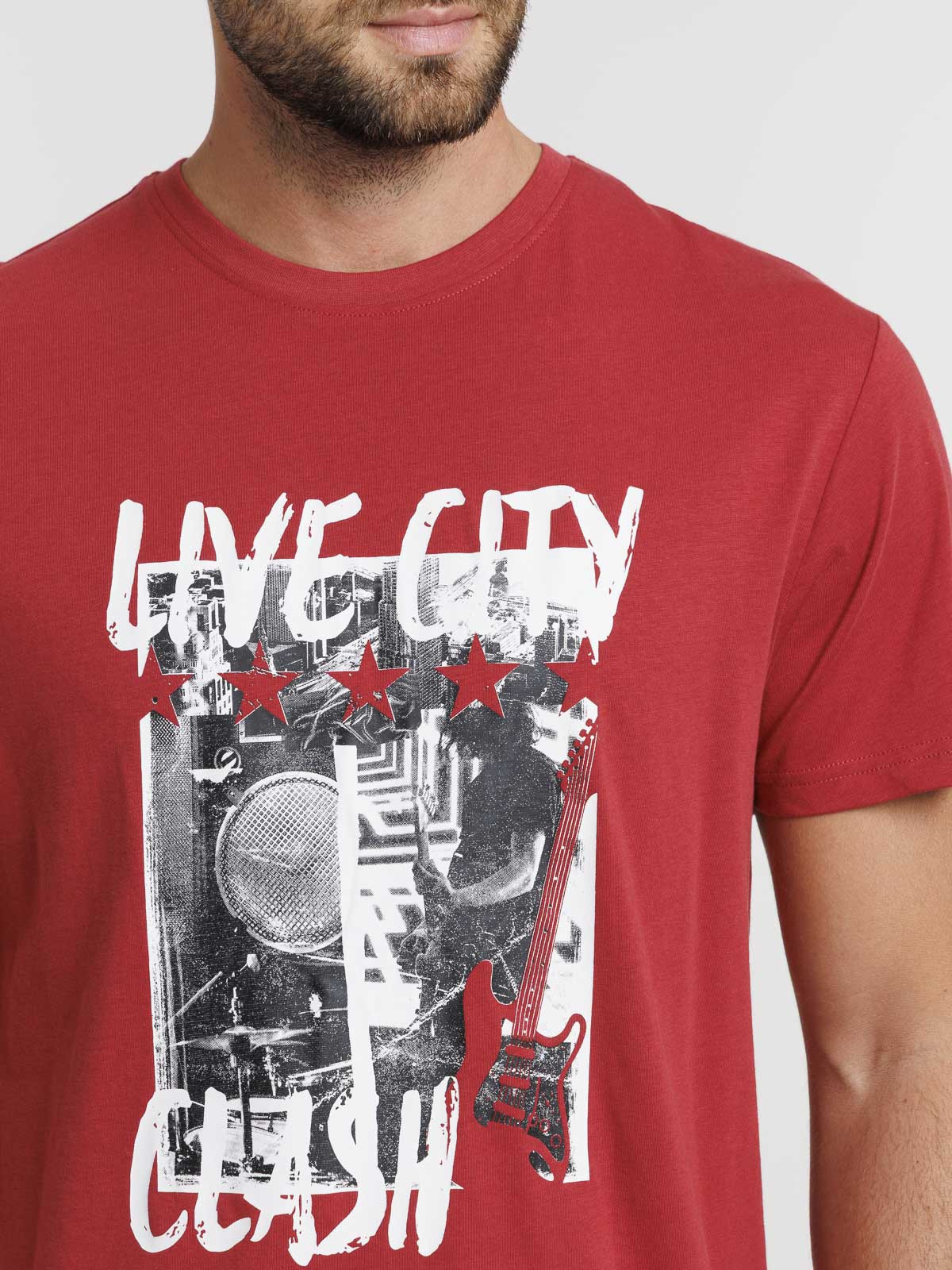 T-shirt homme imprimé devant T-shirt homme imprimé devant