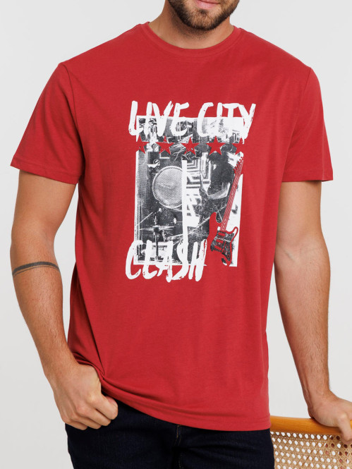 T-shirt homme imprimé devant