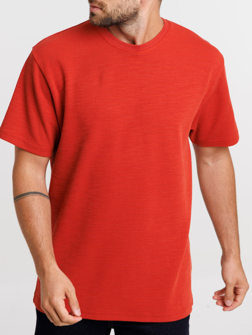 Tee-shirt uni col rond homme