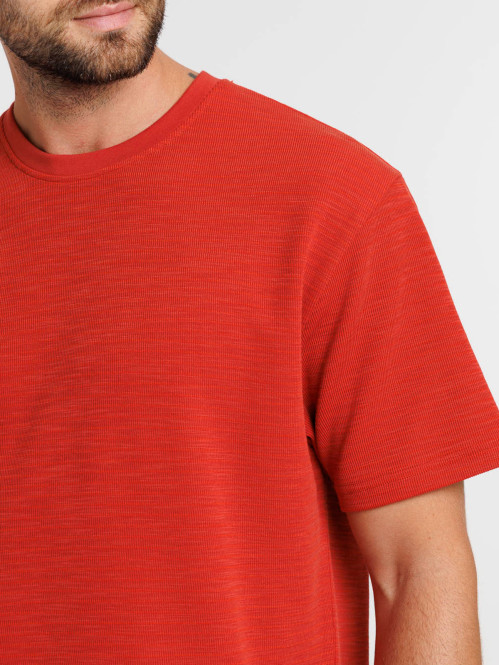Tee-shirt uni col rond homme