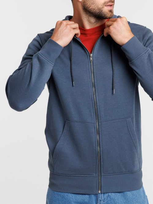Sweat à capuche zippé...
