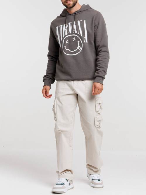 Sweat capuche Nirvana homme