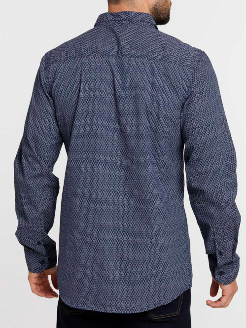 Chemise imprimée fleurs homme