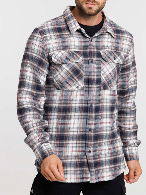 Chemise à carreaux homme