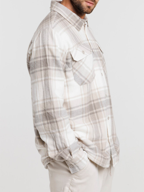 Surchemise à carreaux homme
