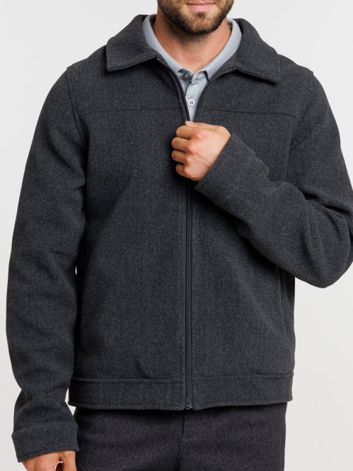 Blouson col classique homme