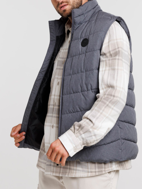 Veste sans manches zippée...