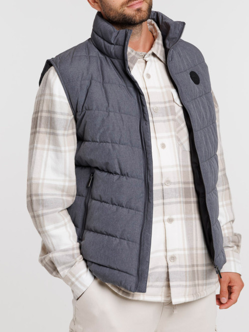Veste sans manches zippée...