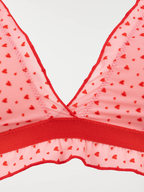 Soutien-gorge coeurs femme...
