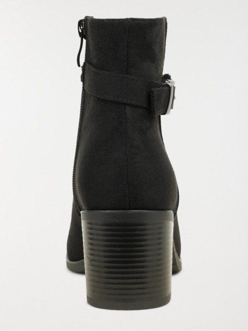 Bottines noires bride femme...