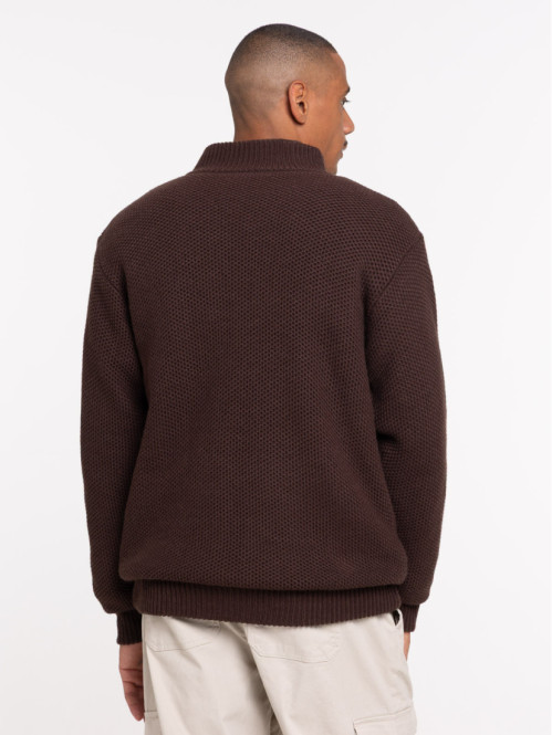 Gilet zippé texturé homme