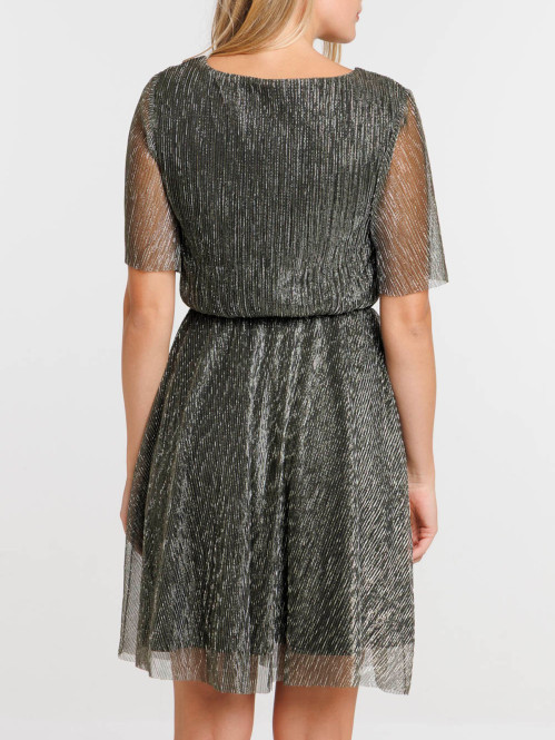 Robe courte avec fibre...
