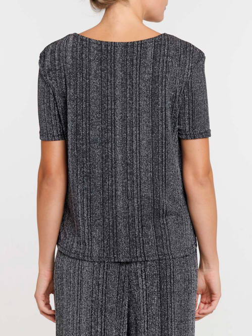 T-shirt pailleté femme