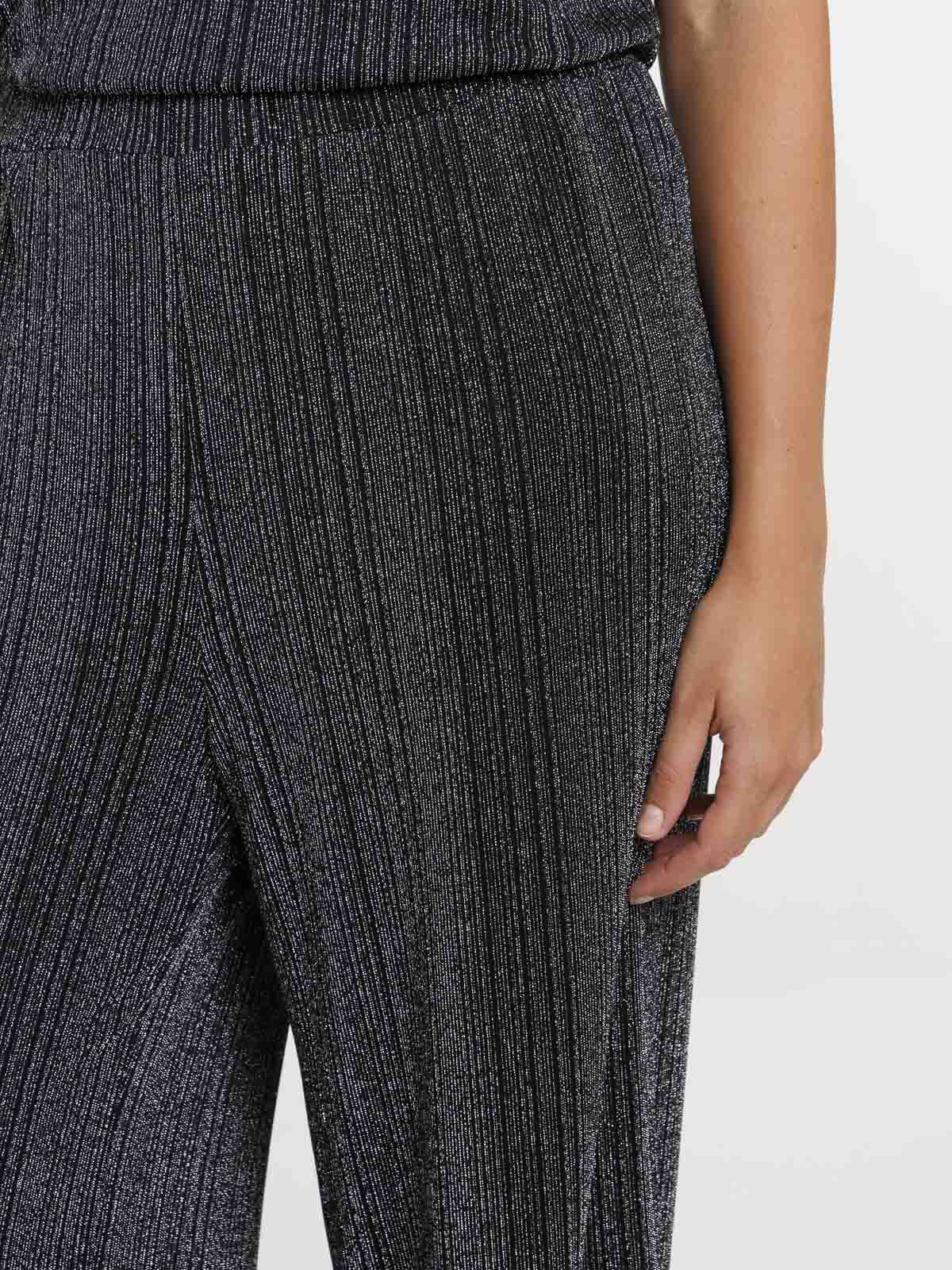 Pantalon noir large pailletté femme Pantalon noir large pailletté femme