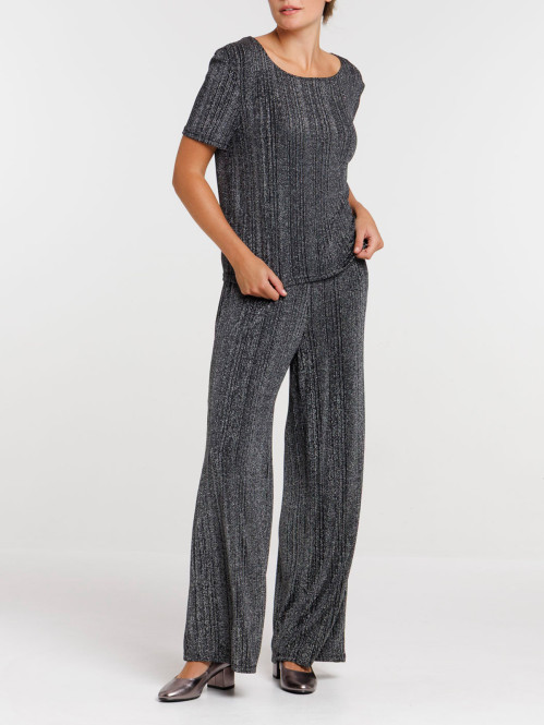 Pantalon noir large...