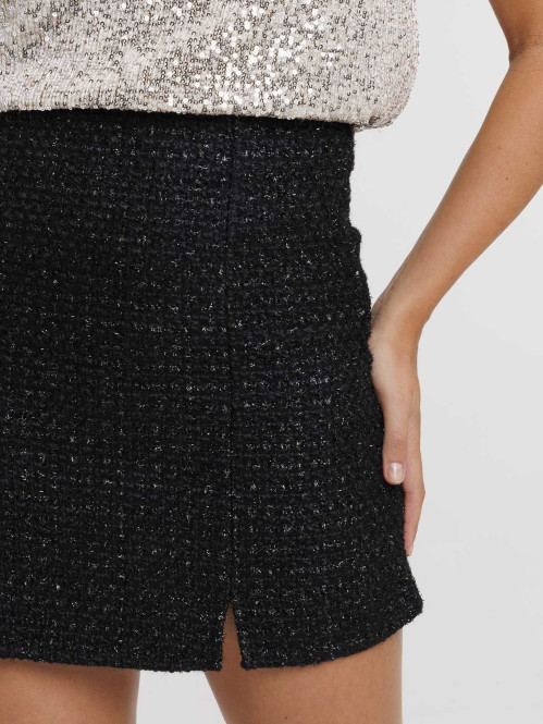Jupe courte noire femme