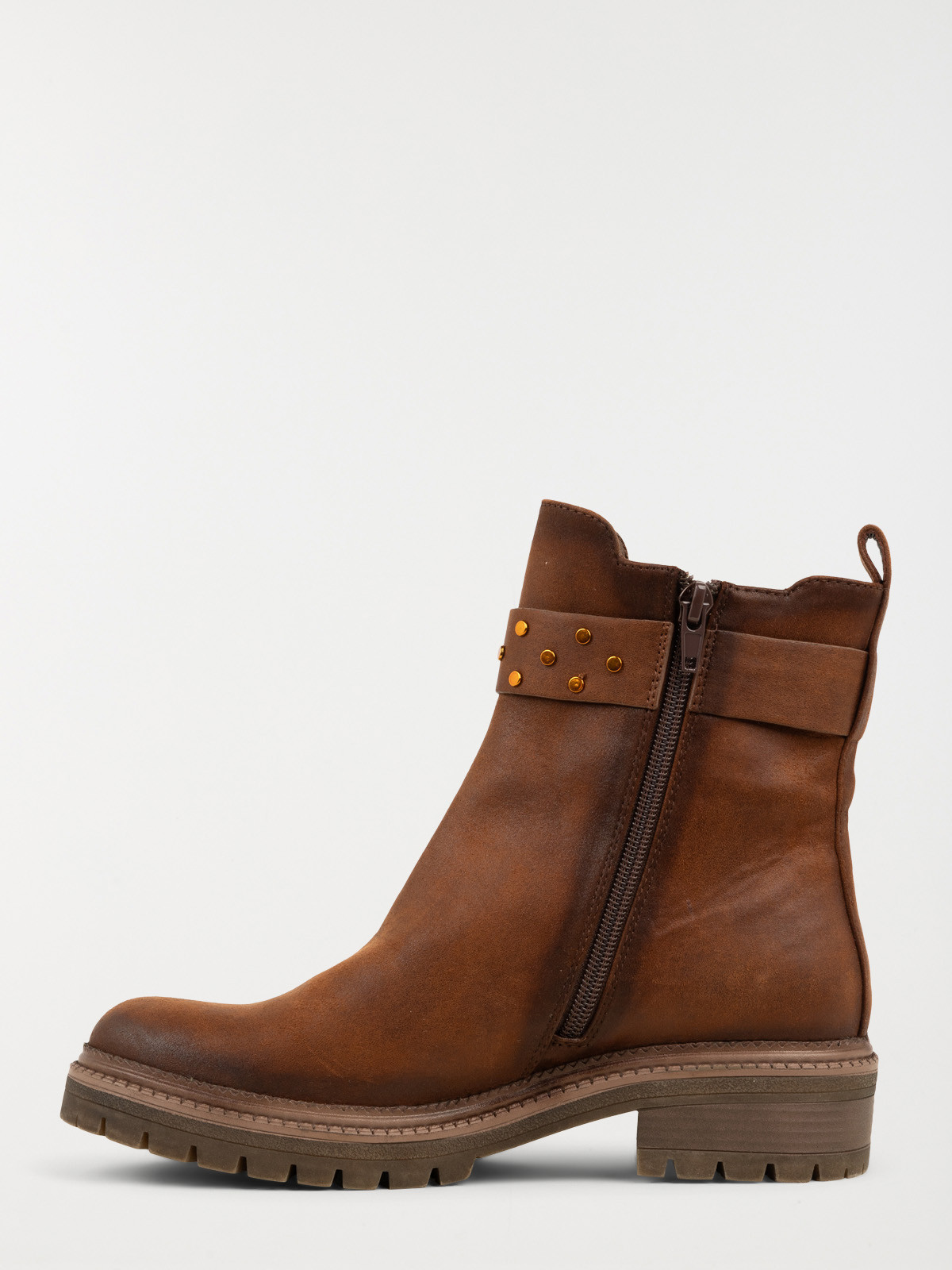 Bottines marrons brides femme (36-41) Bottines marrons brides femme (36-41)