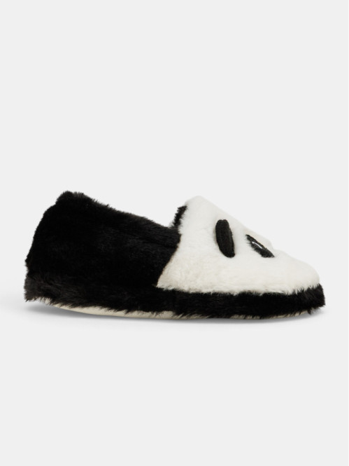 Chaussons écru panda garçon...