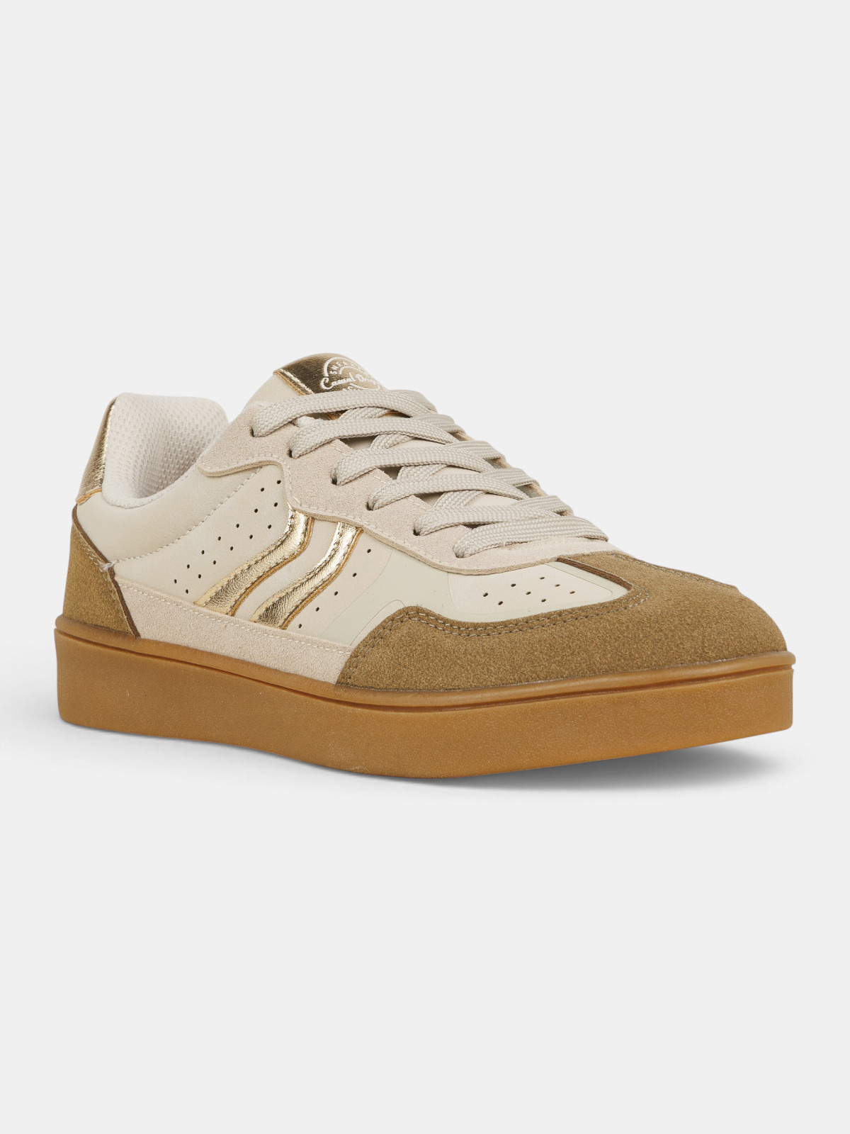 Baskets détails dorés femme (36-41)