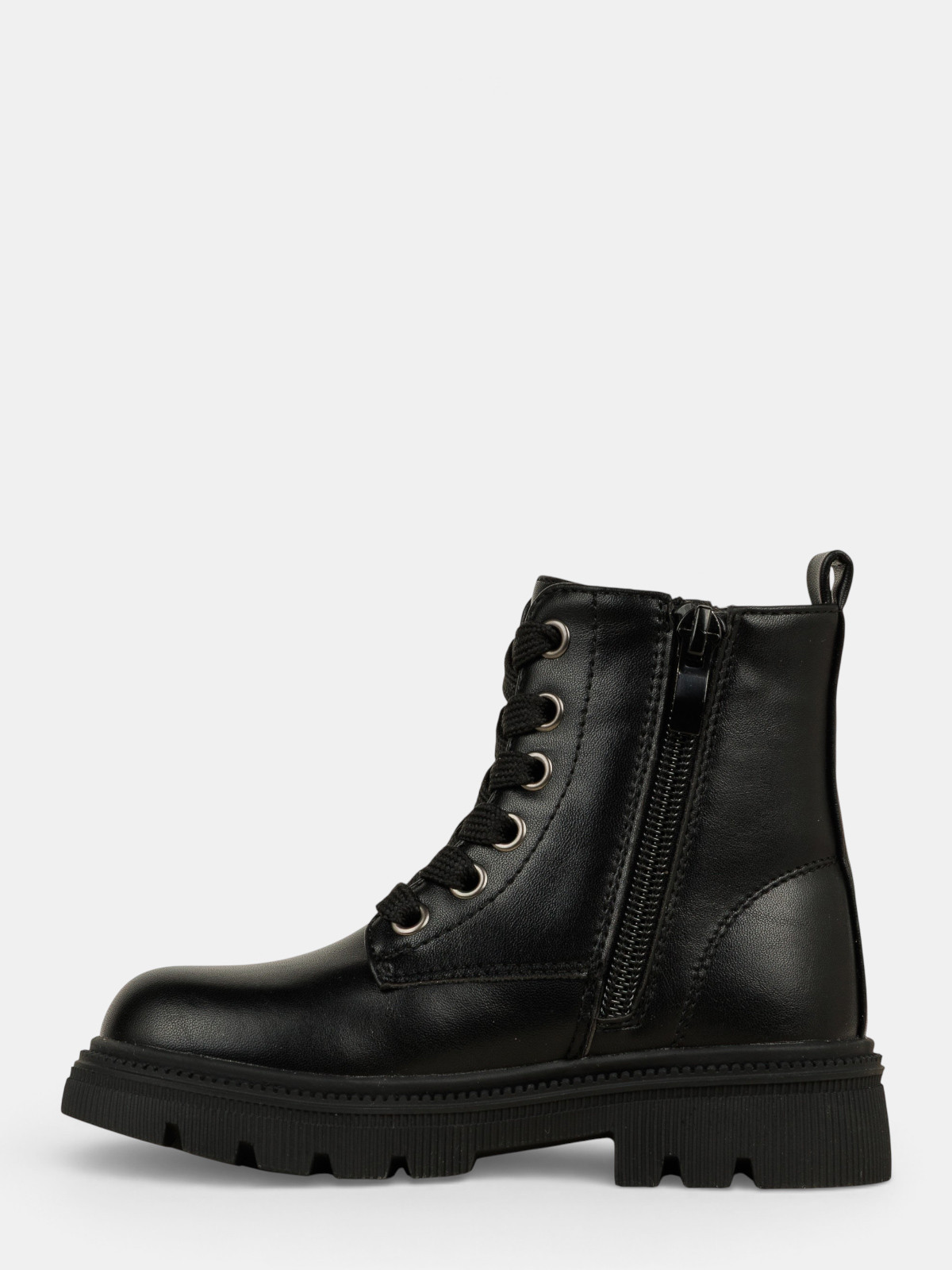 Bottines noires zippées fille (24-30) Bottines noires zippées fille (24-30)