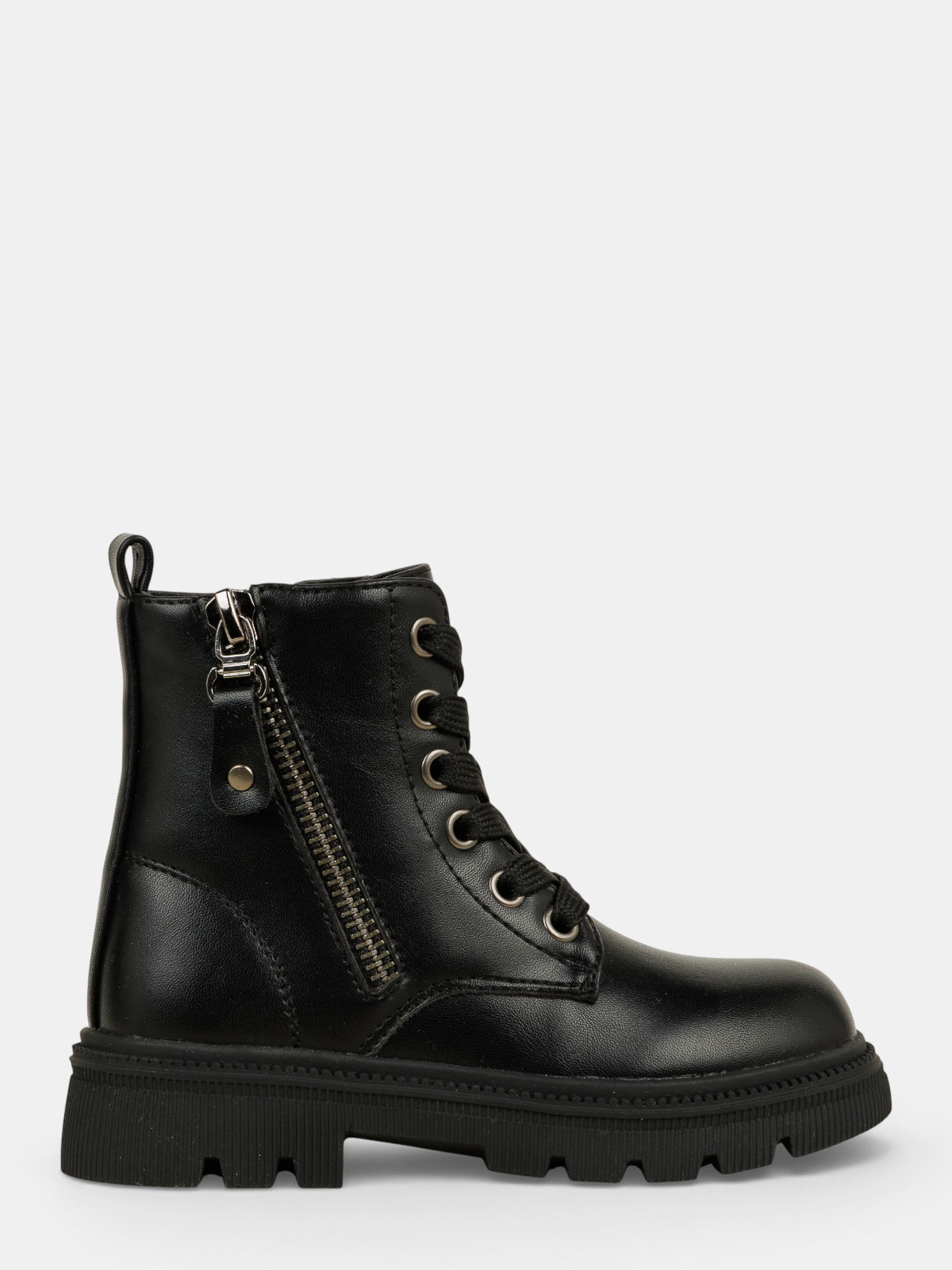 Bottines noires zippées fille (24-30) Bottines noires zippées fille (24-30)