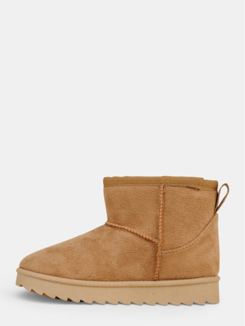 Bottines fourrées beige...
