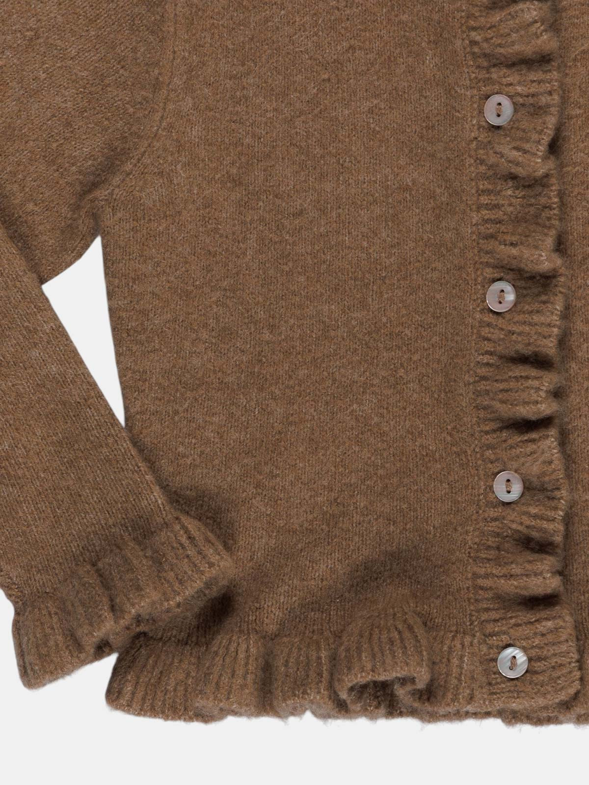 Gilet détails volants fille (3-10A)