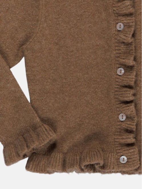 Gilet détails volants fille...