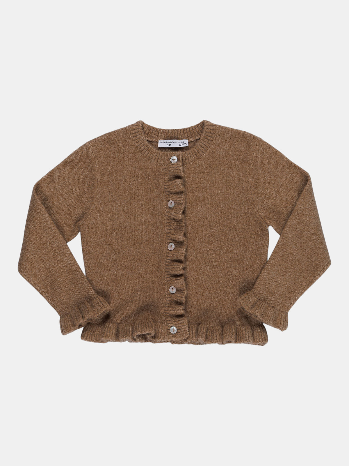 Gilet détails volants fille (3-10A)