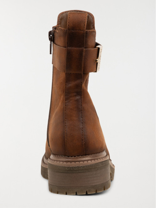 Bottines marrons brides femme (36-41) Bottines marrons brides femme (36-41)