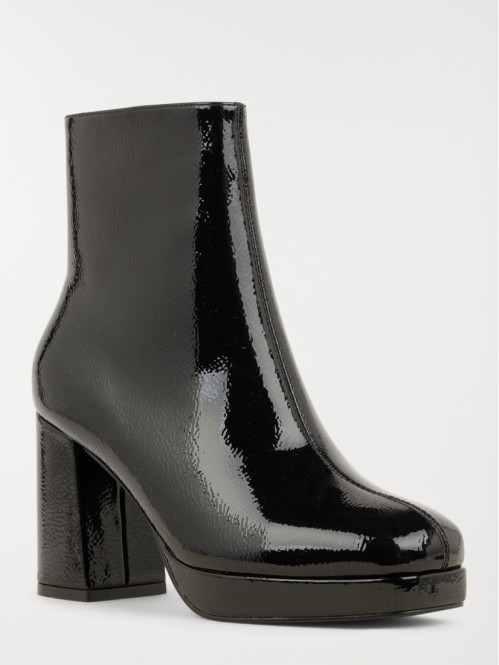 Bottines vernies à talon...