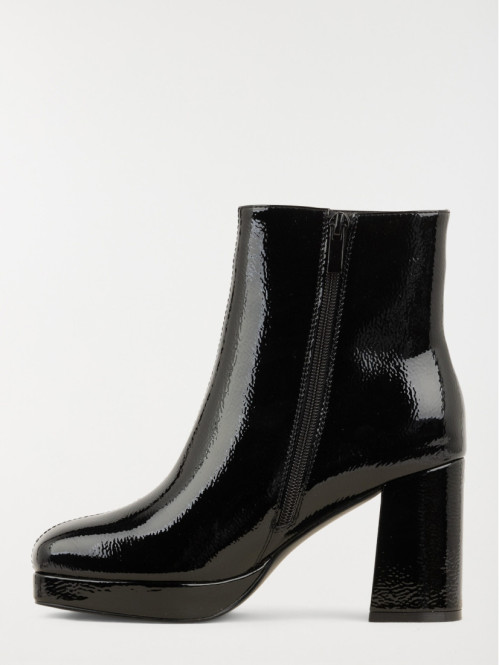 Bottines vernies à talon...