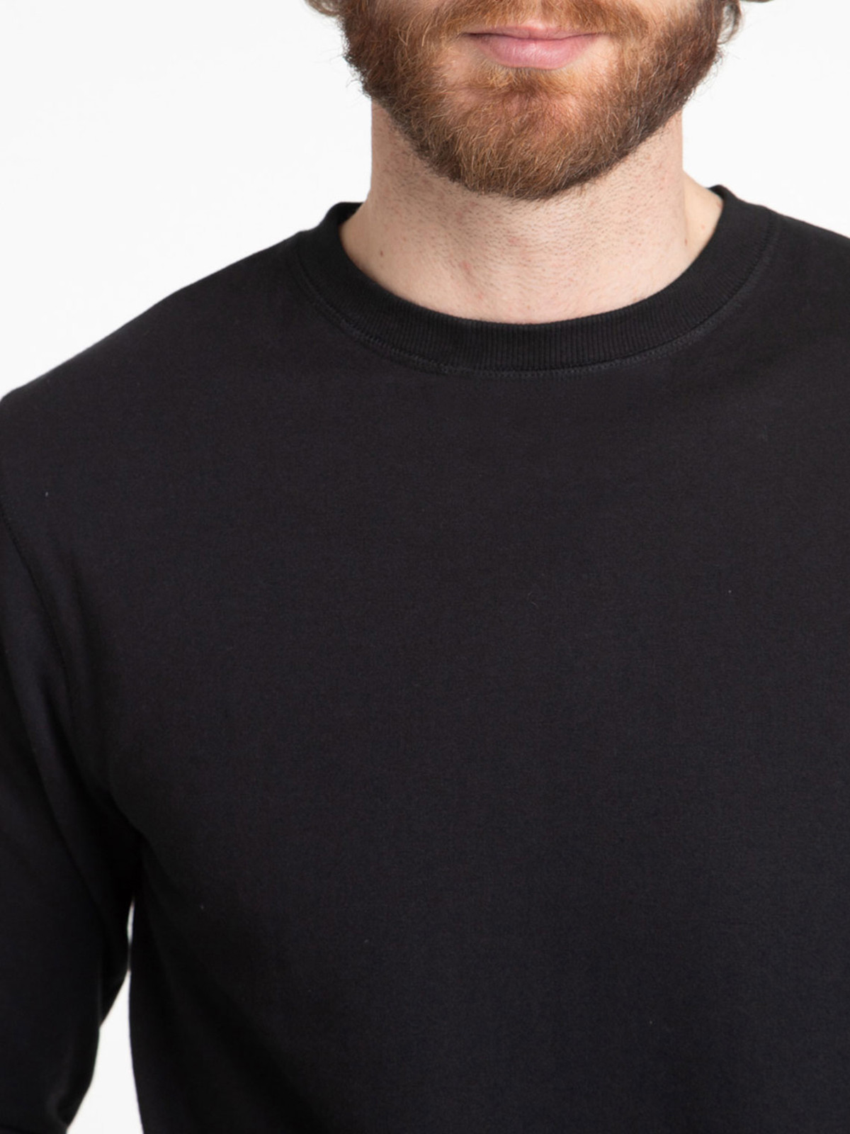 Sweat homme col rond coloris noir Sweat homme col rond coloris noir