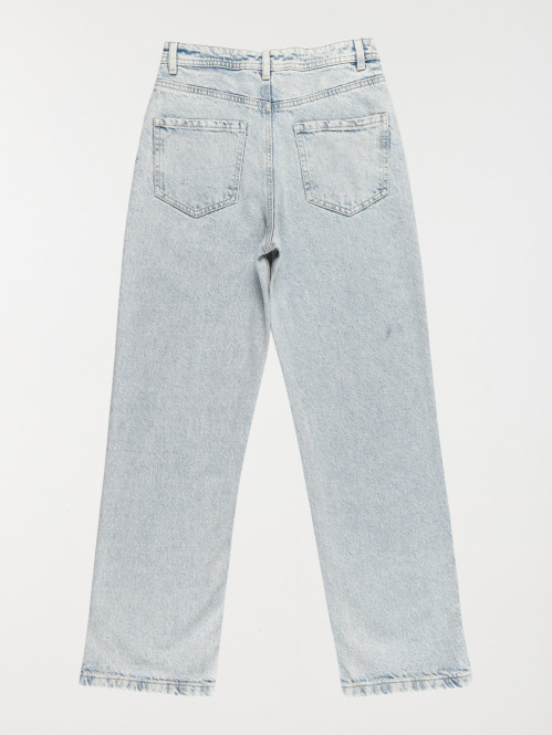 Jean straight bleached...