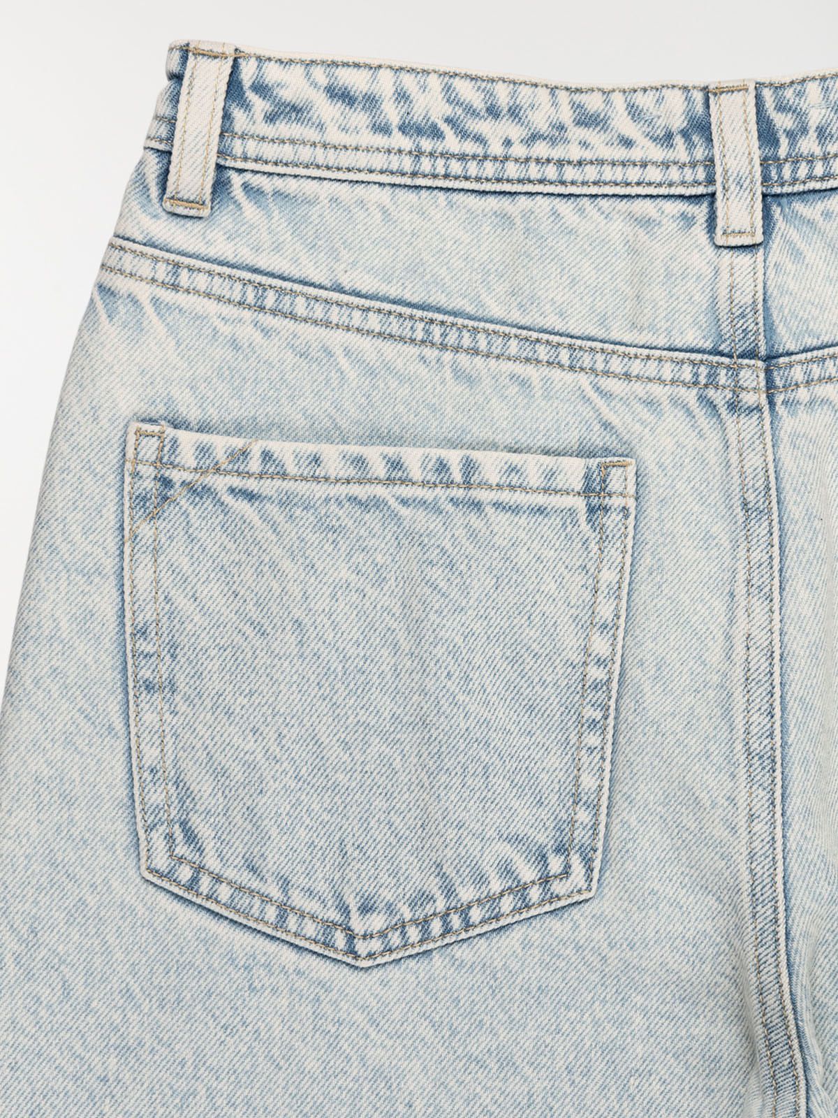 Jean straight bleached fille (XXS-M)