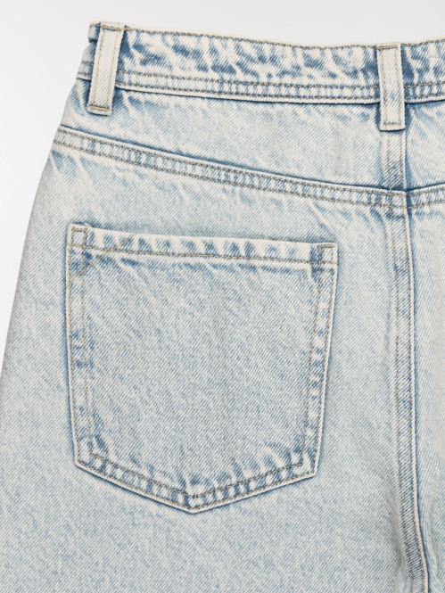 Jean straight bleached...