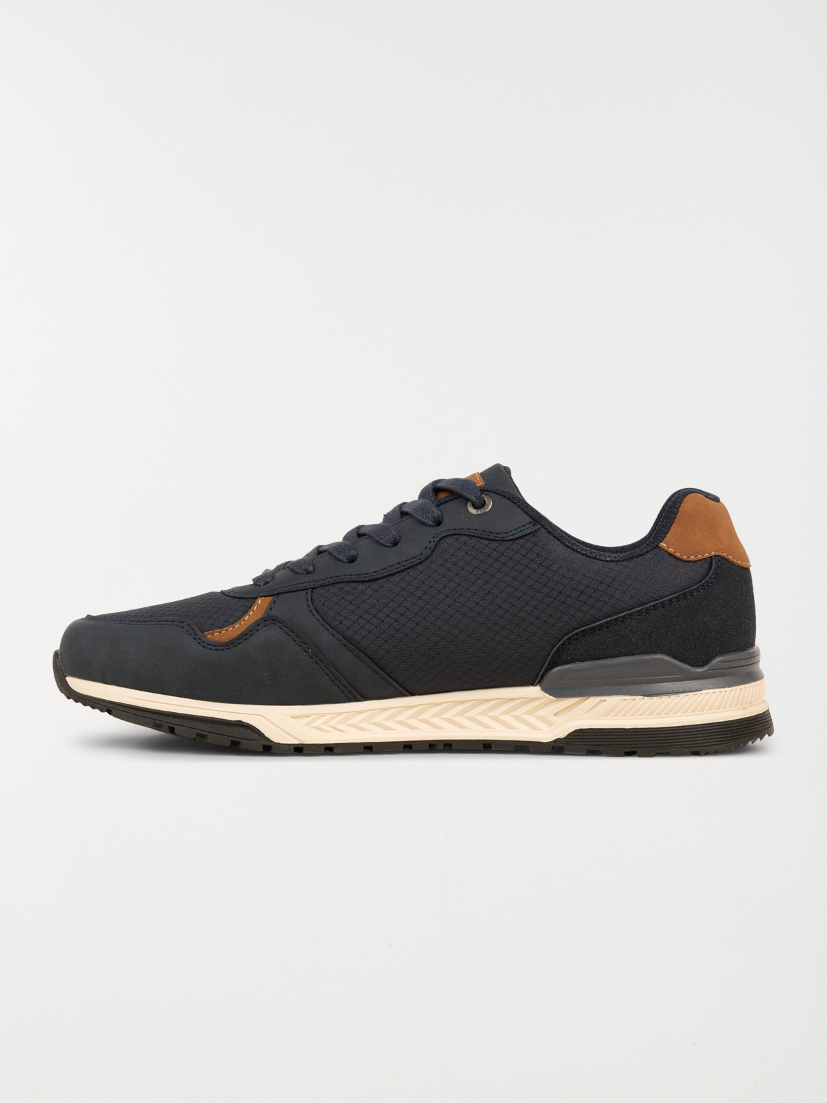 Baskets à lacets homme marine (41-46)