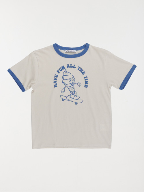 T-shirt motif glace garçon...