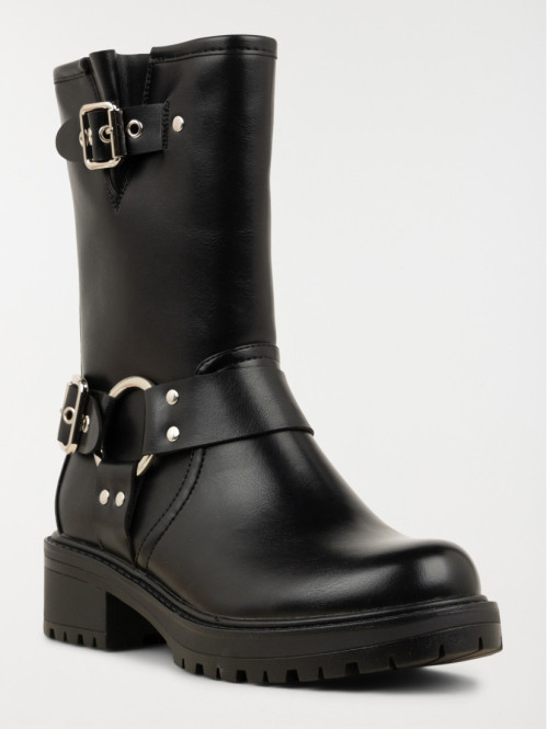 Bottines noires brides femme (36-41) Bottines noires brides femme (36-41)