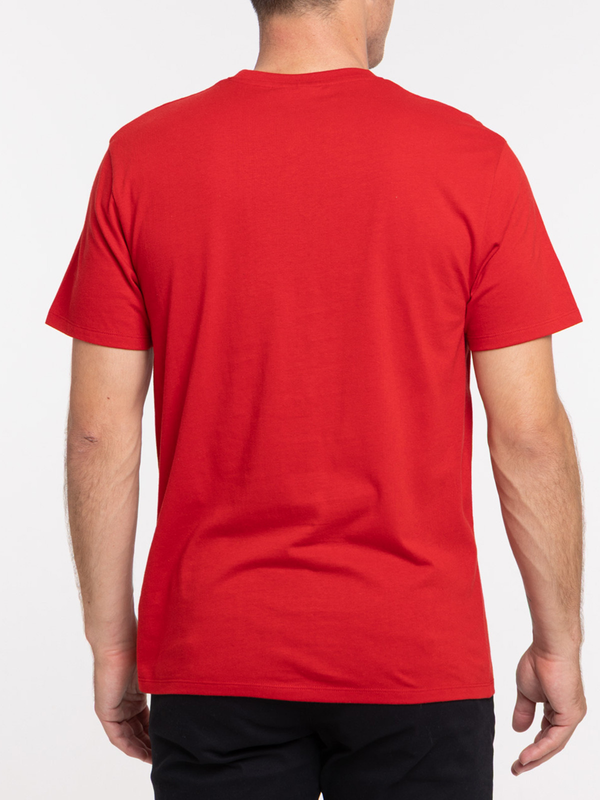 T-shirt Homer Simpson rouge homme